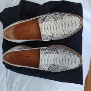 Genuine snake skin loafers made in Portugal